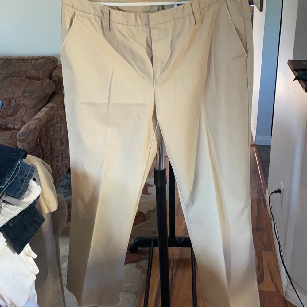 Eddie Bauer tan trousers